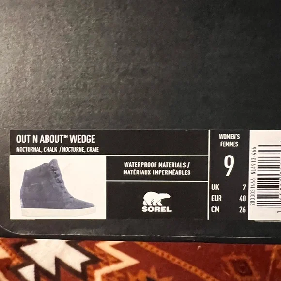 Sorel Women's Navy Ankle Boots - Picture 2 of 6